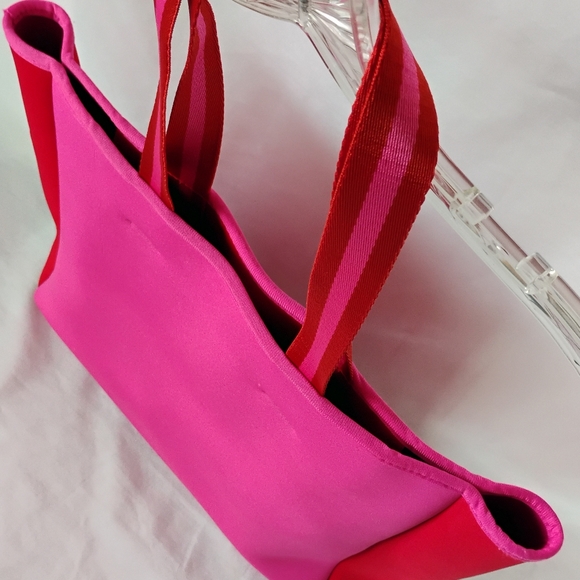Summersalt x FabFitFun Pink & Red Neoprene Beach Summer Tote Bag Swimming Pool - Picture 6 of 16